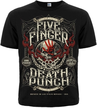 Футболка Five Finger Death Punch (100% Pure Brewed in Las Vegas), Размер XXL