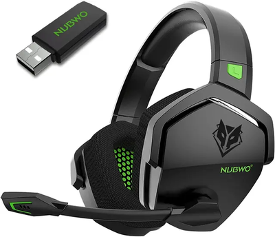 Ігрова гарнітура SV NUBWO G06 для PS5, PS4, XBOX, ПК, Mac, Bluetooth-навушники з наднизькою затримкою та шумозаглушенням 2,4 ГГц з мікрофоном (sv3585)