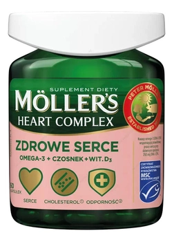 Дієтична добавка Mollers Heart Complex 60 капсул (5702071503828)