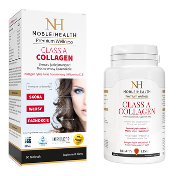Suplement diety Noble Health Premium Wellness Class A Collagen w tabletkach 90 szt (5902596093013 / 5903068651908)