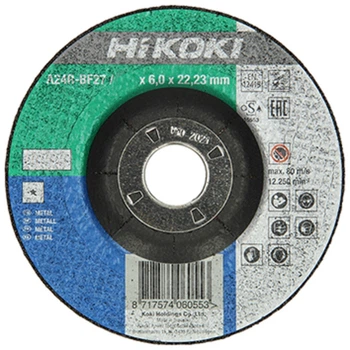 Шлифовальный диск 115х6,0х22,2 мм для зачистки металла HiKOKI 4100231