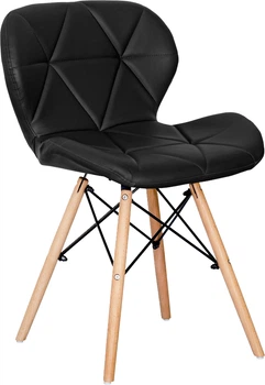 Стул для кухни и гостиной Hommex Karmen Черный (H-145 Black)