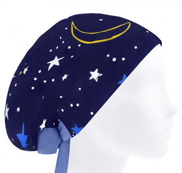 Медицинская шапочка женская HeadwearUniverse универсальная принт Небесные тела