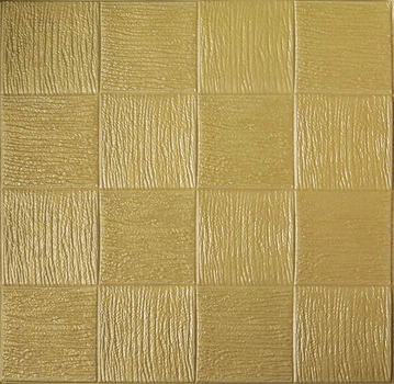 Самоклеющаяся декоративная 3D панель Loft-Expert 3102-5 Золотое плетение 700x700x5 мм
