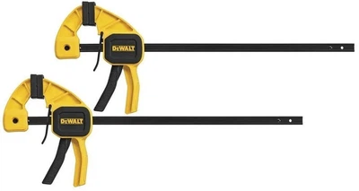 Струбцина быстрозажимная DeWALT M 300мм, с максимальным усилием сжатия 63 кг 2 шт. DWHT0-83158