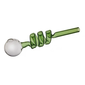 Стеклянная Трубка Спираль "Spiral Oil Pipe Green"
