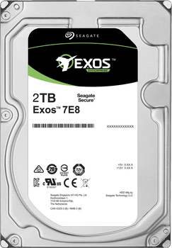 Жорсткий диск Seagate Ent. Exos 7E8 7200 RPM 2TB 256MB SATA III (ST2000NM000A)