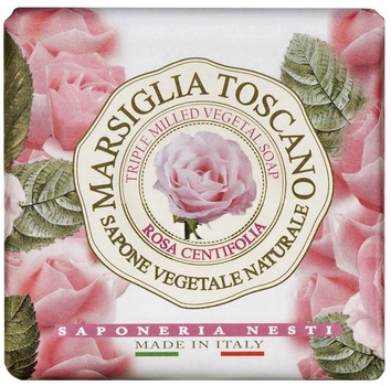 Натуральне мило Nesti Dante Marsiglia Toscano Rosa Centifolia туалетне 200 g (837524002575)