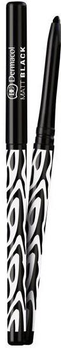 Олівець для очей Dermacol Matte Eye Pencil матовий Black 4.3 г (85954021)