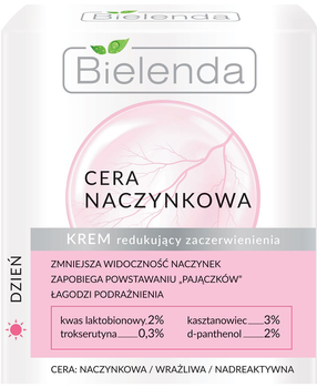 Krem do twarzy Bielenda Cera Naczynkowa redukujący zaczerwienienia na dzień 50 ml (5902169036003)