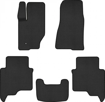 EVA коврики EVAtech в салон авто Jeep Commander 2005-2010 1 поколение SUV EU 5 шт Black (JP12296C5LA1RBB)