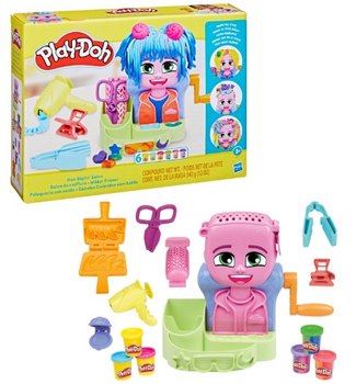 Zestaw mas plastycznych Hasbro PlayDoh Salon fryzjerski (5010996200983)