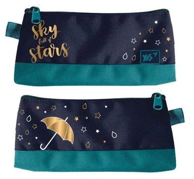 Шкільний пенал Sky full of stars 1 відділення TP-02 20х8x3см Yes
