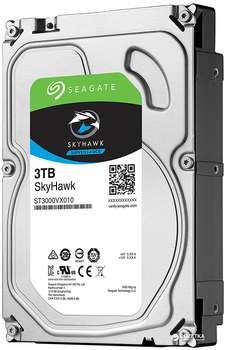 Dysk twardy Seagate SkyHawk HDD 3TB 5900rpm 64MB 3.5 SATAIII (ST3000VX010)