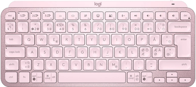 Клавіатура бездротова Logitech MX Keys Mini Wireless Illuminated Nordic Layout Rose (920-010494)