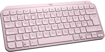 Клавіатура бездротова Logitech MX Keys Mini Wireless Illuminated Nordic Layout Rose (920-010494)