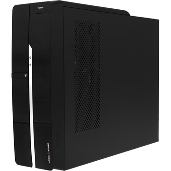 Корпус Logicpower S608 BK 400W Slim, 8см, 2хUSB2.0, Black (LP6632)