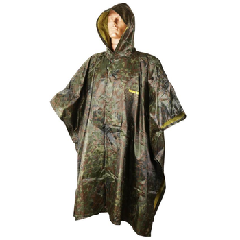 Пончо-дождевик Fishing ROI камуфляж (полиэстер) с карманом,502-12