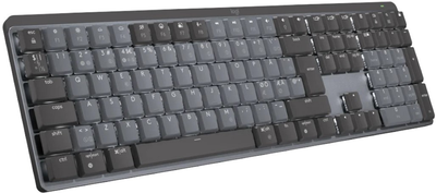 Klawiatura bezprzewodowa Logitech MX Mechanical Wireless Illuminated Performance GL Linear Nordic Layout Graphite (920-010754)