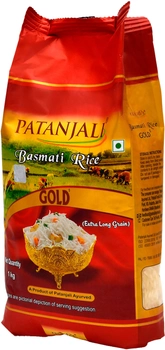 Золотий Рис Басматі Patanjali Gold 1 кг (8904109468995)
