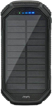 Powerbank Mikamax QI Solar Powerbank 20000 MAh Czarny (8719481358662)