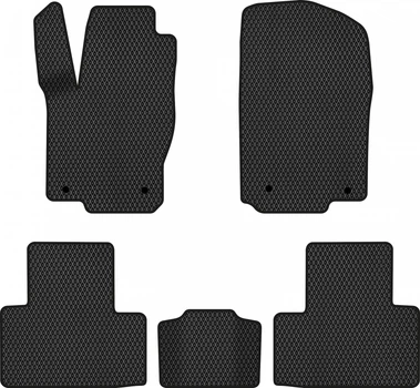 EVA коврики EVAtech в салон авто Mercedes-Benz GL-Class (X166) 7 seats 2012-2015 2 поколения SUV USA 5 шт Black (MB11801C5MS4RBB)