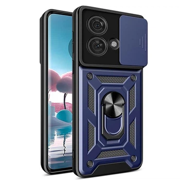Чехол накладка Ricco Camera Sliding для Motorola Edge 40 Neo blue