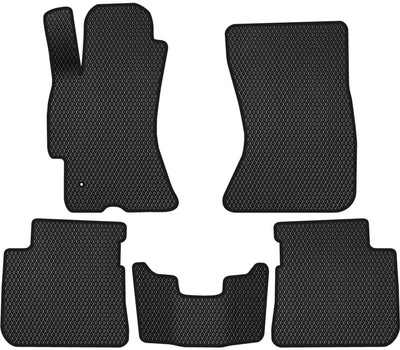 EVA килимки EVAtech в салон авто Subaru Outback (BP) 2003-2009 3 покоління Combi EU 5 шт Black (SU42768C5LA1RBB)