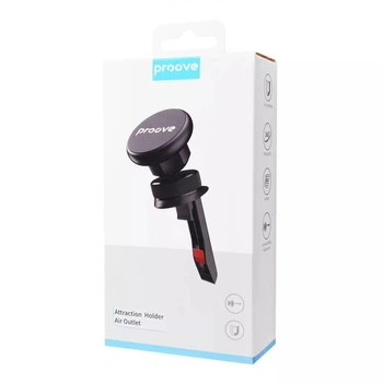 Автомобильный держатель Proove Attraction Holder Air Outlet Black
