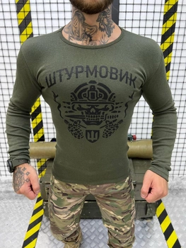 Тактичний лонгслів Tactical Long Sleeve Shirt Olive Elite M