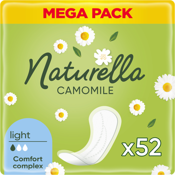Щоденні гігієнічні прокладки Naturella Camomile Light 52 шт (8001090604040)