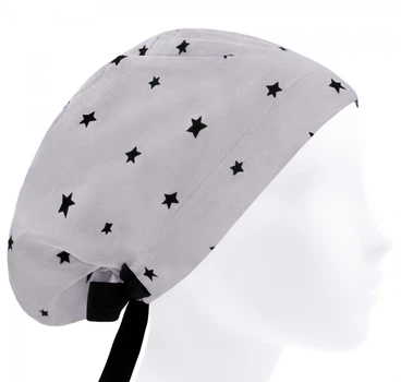 Медицинская шапочка женская HeadwearUniverse универсальная принт Звёзды мелкие