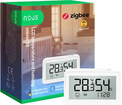 Розумний датчик температури та вологості Nous E6 (ZigBee) (5907772033975)