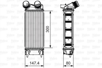 Інтеркулер Valeo 818291 Citroen Berlingo, DS5, C4, DS4; Peugeot Partner, 5008, 3008 9800291280