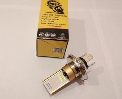 Лампа фары LED H4 (DC 12-85V, 1800 lm, 12/18W)