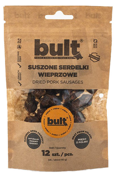 Przysmaki dla psów Bult Suszone serdelki z wieprzowiną 12 szt (5903802474794)
