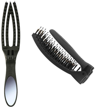 Гребінець для волосся Olivia Garden On The Go Smooth & Style компактна з дзеркальцем (5414343000705)