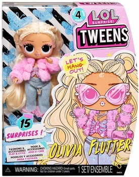 Лялька з аксесуарами Mga LOL Surprise Tweens Fashion Olivia Flutter 17 см (0035051588733)