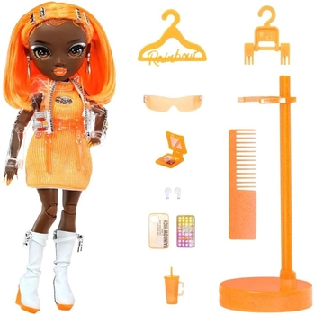 Лялька з аксесуарами Mga Rainbow High Michelle Orange Fashion Doll 28 см (0035051583127)