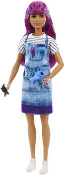 Lalka z akcesoriami Mattel Barbie Career Hairdresser 29 cm (0887961921403)