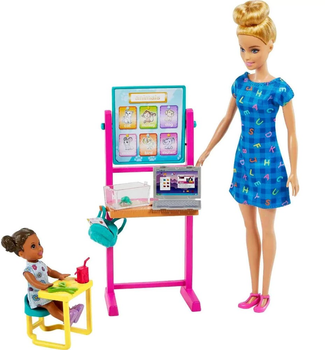 Zestaw lalek Mattel Barbie Doll Teacher (0194735015429)