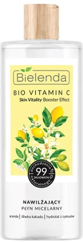 Міцелярна вода Bielenda Skin Vitality bio vitamin C зволожуюча 500 мл (5902169045456)