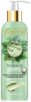 Очищувальна паста для обличчя Bielenda Botanical Clays із зеленою глиною 190 г (5902169038588)