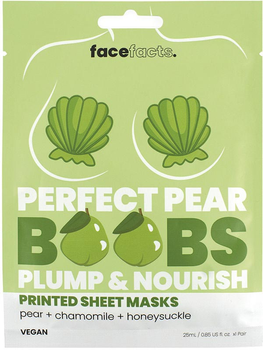Maska do ciała Face Facts Perfect Pear Boobs Plump & Nourish Masks pulchna i odżywcza 25 ml (5031413929034)