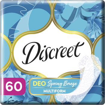 Щоденні гігієнічні прокладки Discreet Deo Spring Breeze 60 шт (8700216153096)
