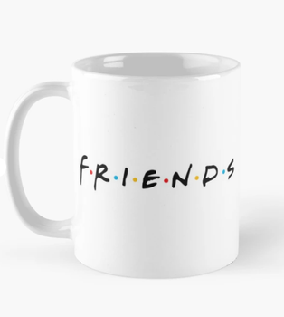 Чашка Керамічна Кружка з принтом Friends Френдс Серіал Друзі Біла 330 мл
