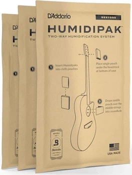 Сменные увлажнители для акустических инструментов D'Addario PW-HPCP-03 Two-Way Humidification Conditioning Packets