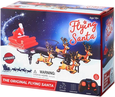 Latające sanie Świętego Mikołaja sterowane pilotem Thumbs Up! Flying Santa Remote-Control Sleigh (5060820072002)