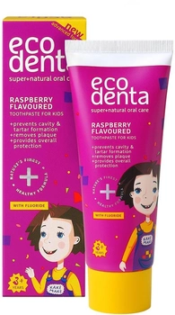 Зубна паста Ecodenta для дітей зі смаком малини 75 мл (4770001334591)