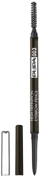 Kredka do brwi Pupa Milano High Definition Eyebrow Pencil 003 Dark Brown 0.09 g (8011607271191)